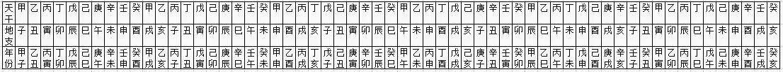 如何计算天干地支年份_地支藏天干_流年看天干还是地支