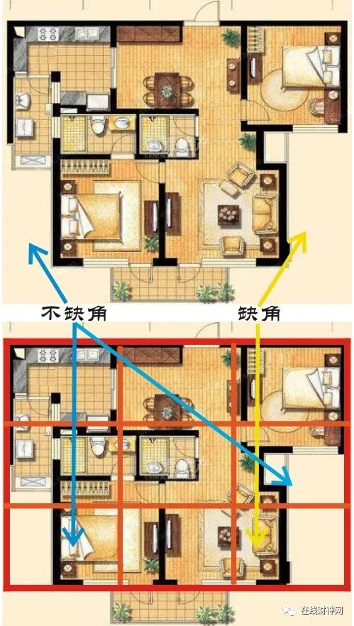 风水上什么叫房屋缺角_风水有关系缺角_易经房子风水缺角